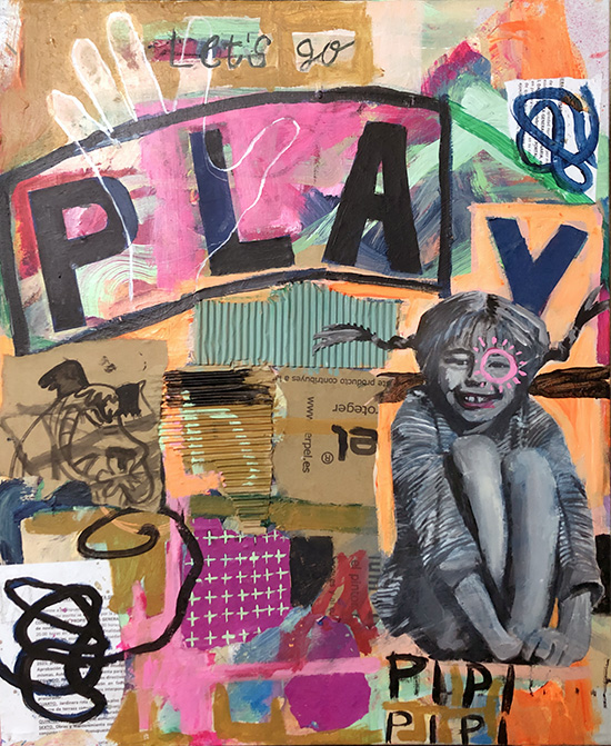 Esta pintura es una obra abstracta y expresiva, llena de color y textura.</p>
<p>Paleta de colores: Predominan los tonos cálidos como el naranja, el rojo y el amarillo, contrastados con pinceladas en negro, blanco, azul y toques de verde fosforescente.</p>
<p>Elementos gráficos:</p>
<p>En la parte superior se lee la palabra “COOL” en letras grandes, verdes y mayúsculas.</p>
<p>En la parte inferior, repetida cuatro veces con letra manuscrita blanca, aparece la frase “es muy cool ser animal”.</p>
<p>Trazos: Se observan pinceladas amplias, gestuales y libres, con superposiciones de colores que crean un efecto de movimiento y energía.</p>
<p>Composición: Hay formas orgánicas que recuerdan ramas o árboles, además de manchas que evocan la naturaleza.</p>
<p>En conjunto, la pintura transmite frescura, espontaneidad y un mensaje que mezcla lo urbano (“cool”) con lo natural (“ser animal”), celebrando quizá la autenticidad y lo instintivo.